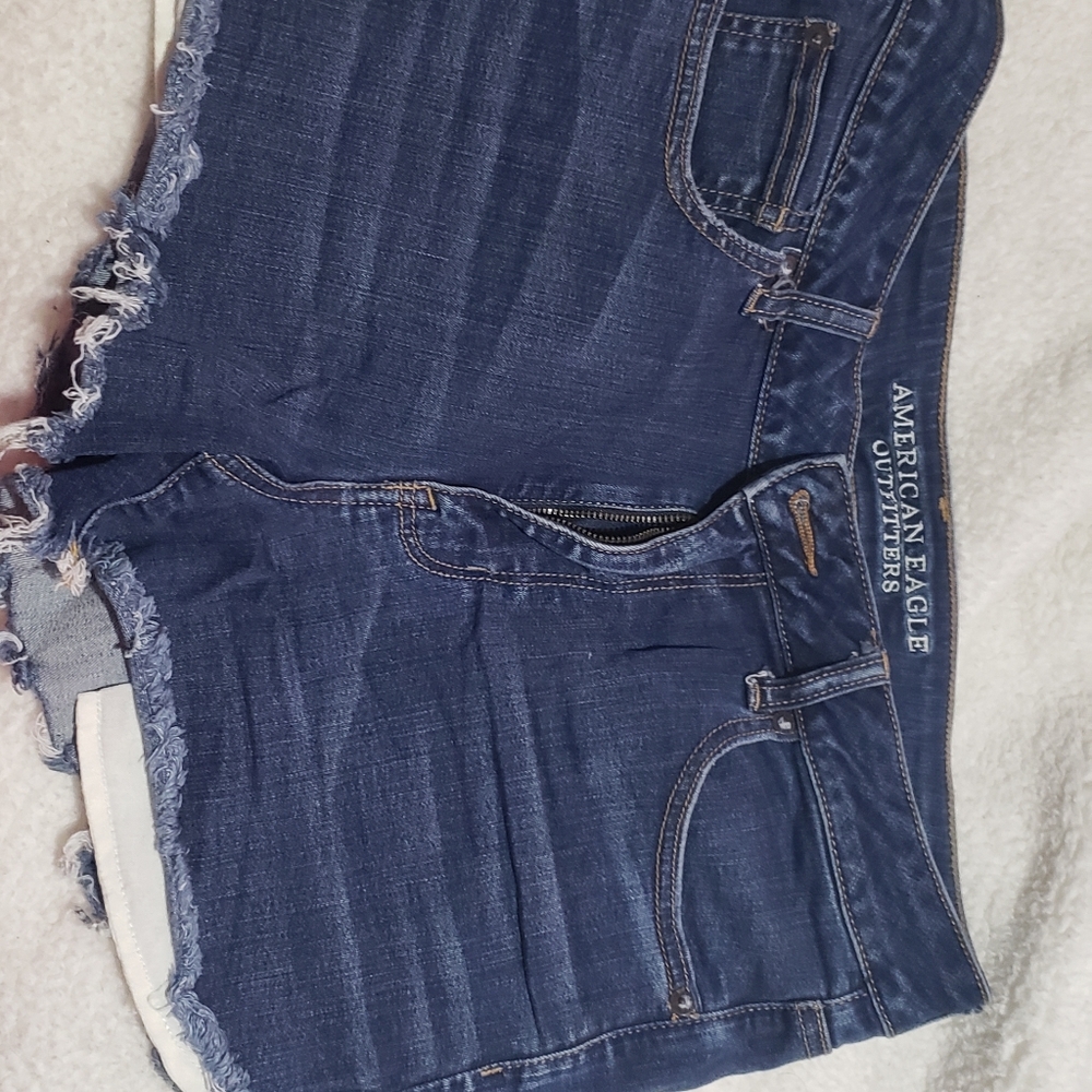 High rise shortie jeans